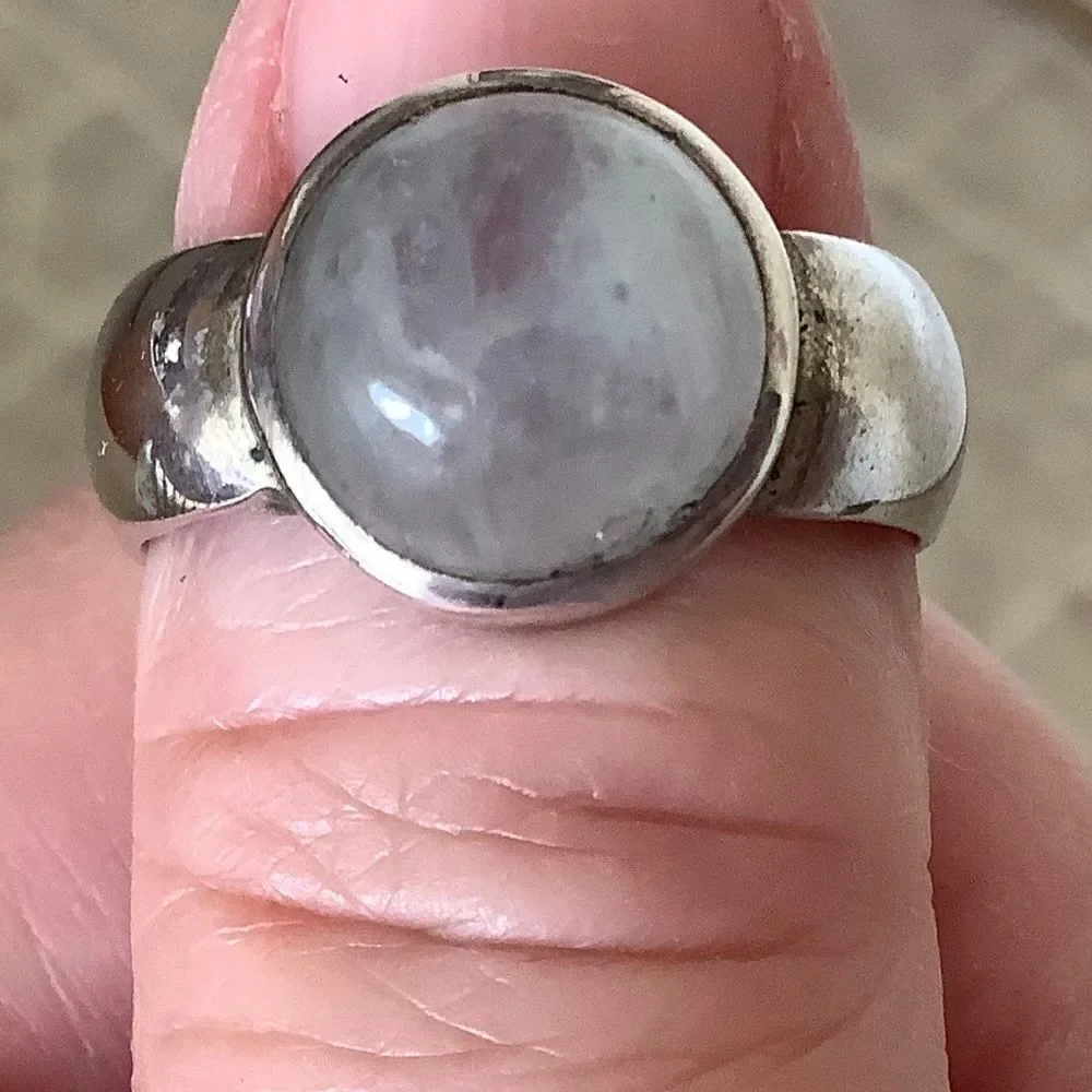 Sterling SILVER 925 MOON STONE WOMAN RING SIZE US 8​